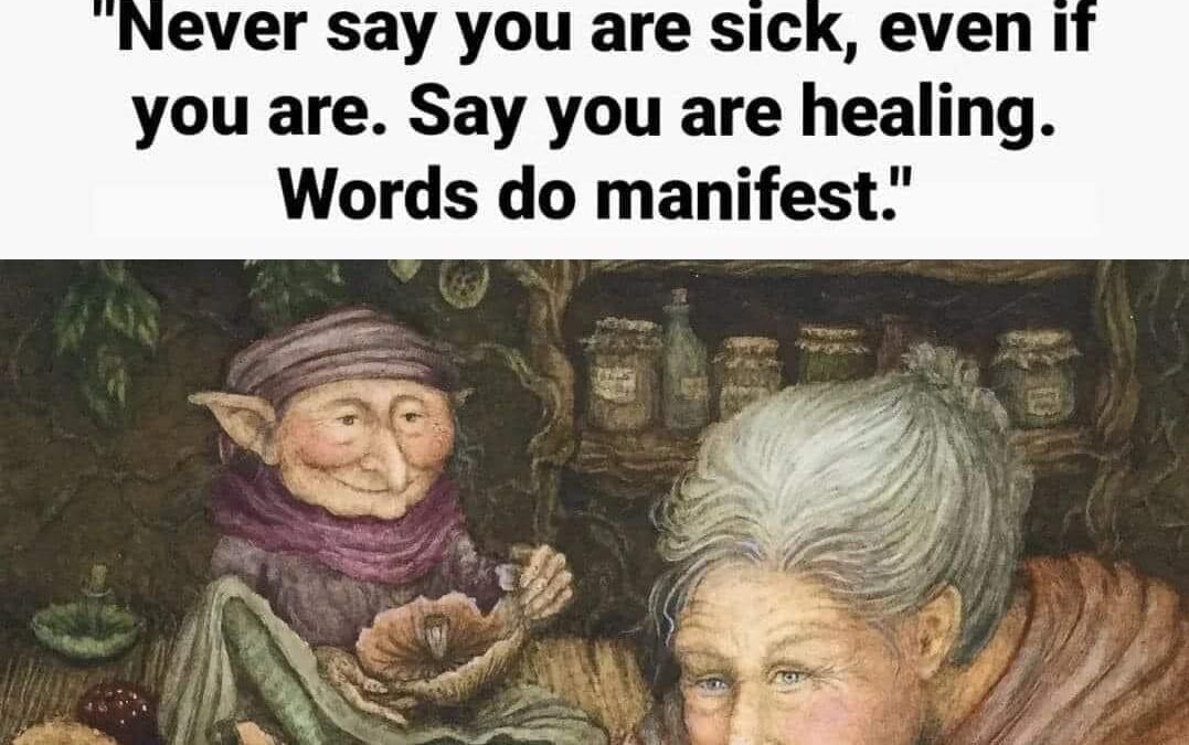 YOU ARE NOT SICK, YOU ARE HEALING